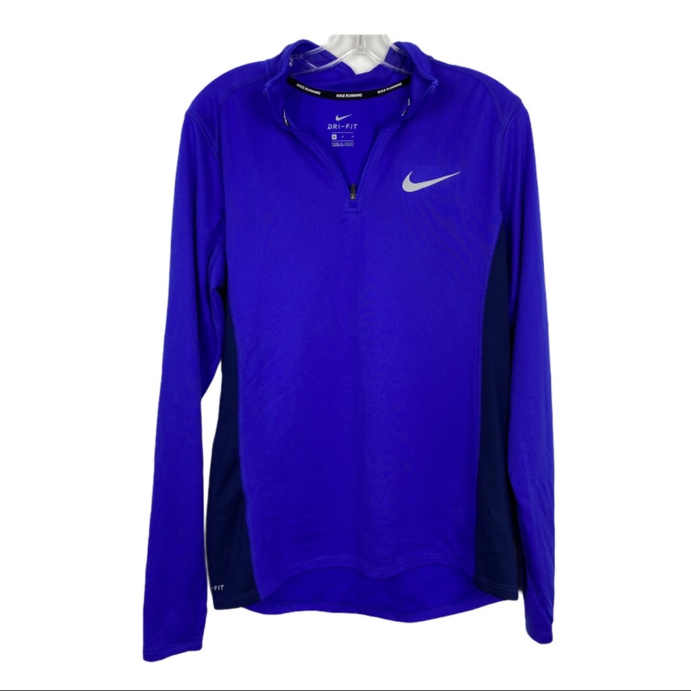 Nike Dry Half Zip Long Sleeve Running Med